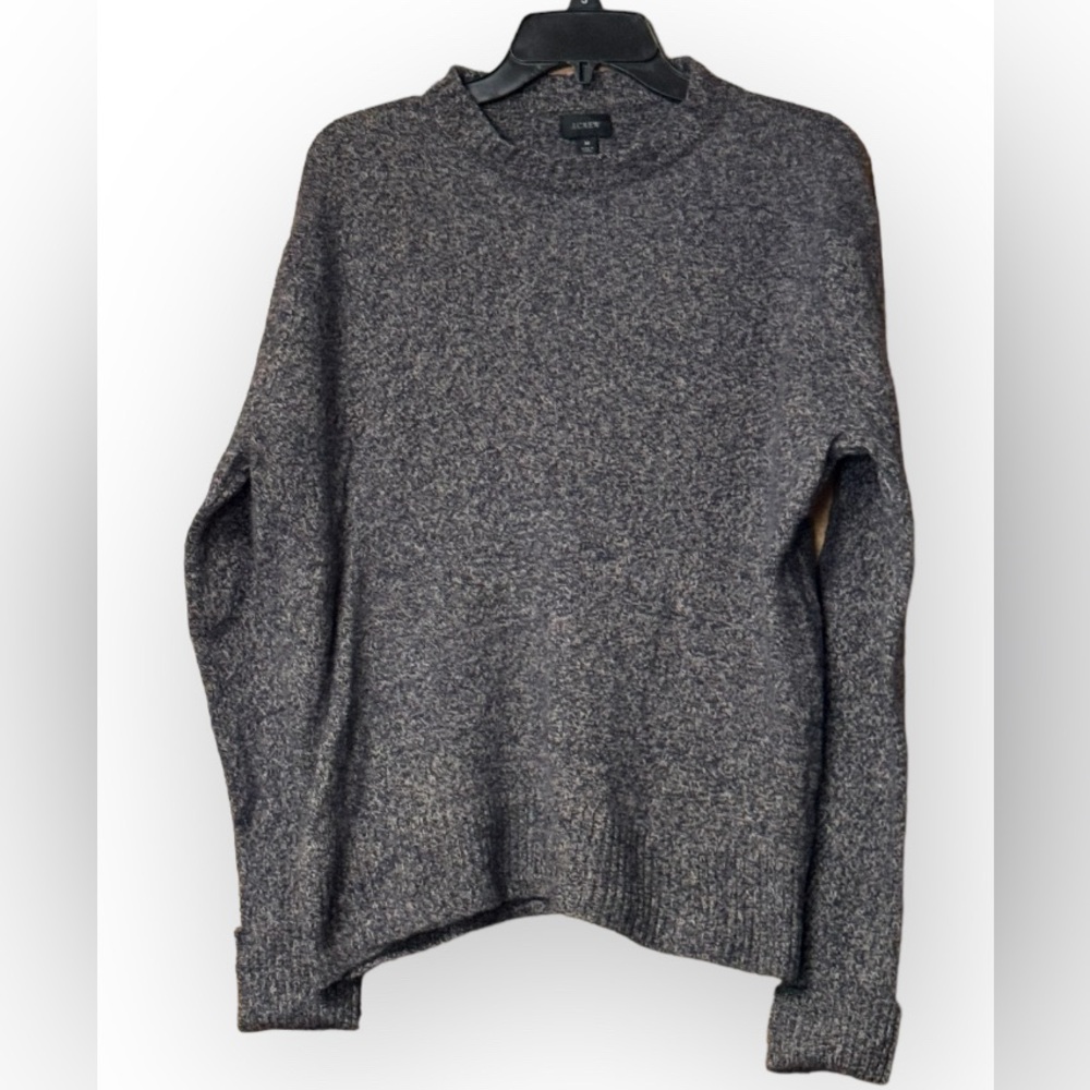 Like new! Rugged merino wool heather crewneck sweater